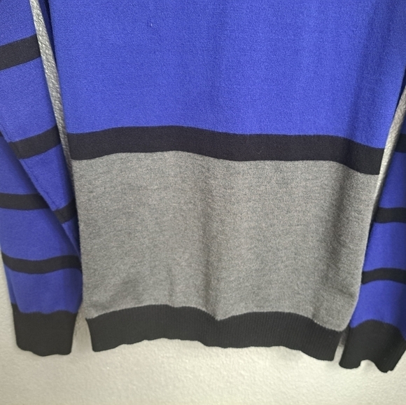 Carolyn Taylor Colorblock Raglan Sweater   Size XL - Picture 6 of 10